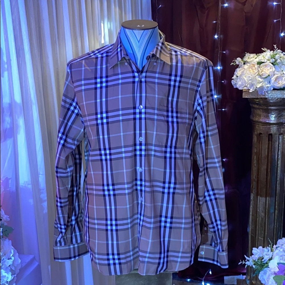 Burberry Britt men’s long sleeve dress shirt